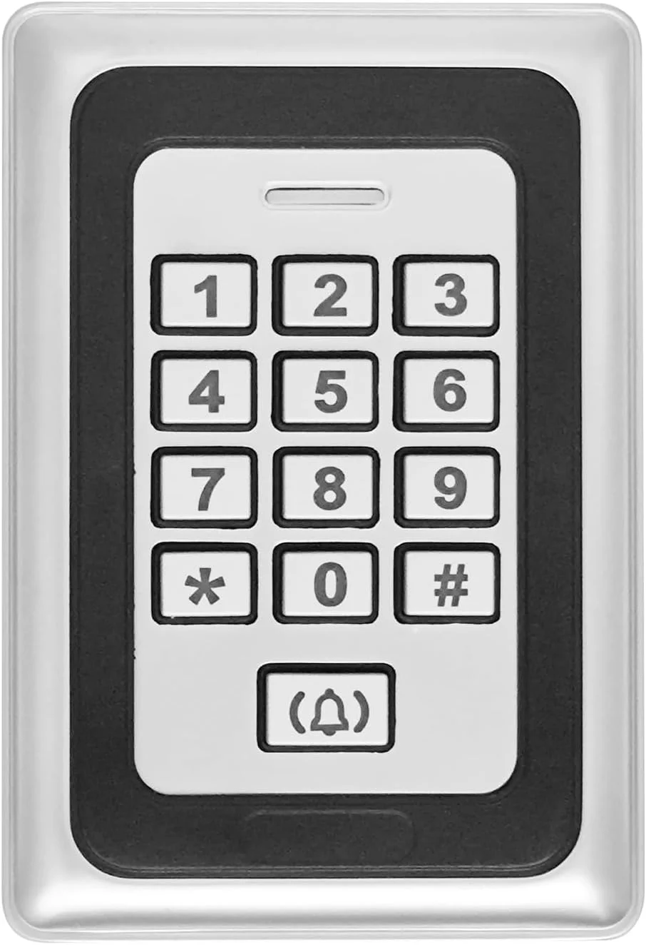 کیت قفل درب مغناطیسی برقی سیستم کنترل دسترسی 1200 پوندی: صفحه کلید RFID، ریموت کنترل، دکمه خروج، صفحه کلید نزدیک به ورودی و کارت شناسایی با منبع تغذیه 110-240VAC به 12VDC (کیت های 500 کیلوگرم / 1200 پوندی)