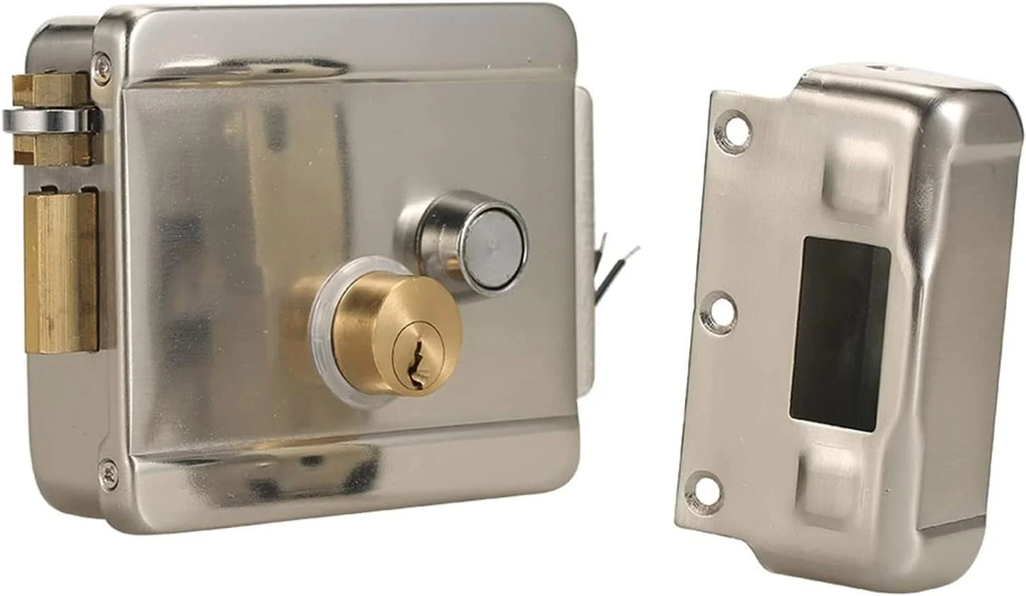 قفل برقی هوشمند درب دروازه NJM، قفل فلزی برقی ایمن، قفل درب الکترونیکی، کنترل دسترسی درب برای خانه، دفتر، آپارتمان، انبار برای درب چوبی یا فلزی قفل برقی هوشمند درب دروازه NJM، قفل فلزی برقی ایمن، قفل درب الکترونیکی، کنترل دسترسی درب برای خانه، دفتر، آپارتمان، انبار برای درب چوبی یا فلزی