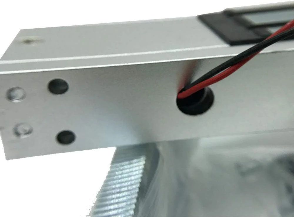 قفل مغناطیسی الکتریکی 12 ولت FUZADEL 280KG (600LB) سیستم کنترل دسترسی تک درب، قفل مغناطیسی نیروی نگهدارنده برای درب