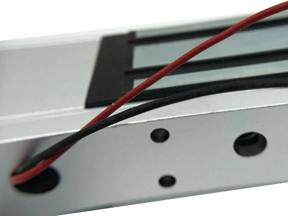 قفل مغناطیسی الکتریکی 12 ولت FUZADEL 280KG (600LB) سیستم کنترل دسترسی تک درب، قفل مغناطیسی نیروی نگهدارنده برای درب