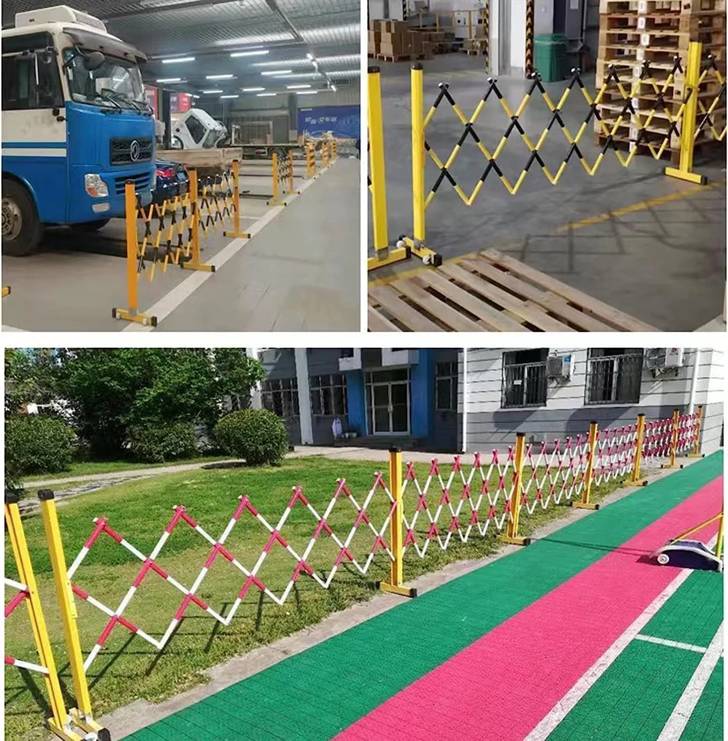 حاجز تاشو موانع ایمنی جمع شونده، دسترسی کنترل شده و ممنوعه به جاده های بسته برای پارک بازی، هتل، کنترل جمعیت - زرد - 1.2 * 5 متر حاجز تاشو موانع ایمنی جمع شونده، دسترسی کنترل شده و ممنوعه به جاده های بسته برای پارک بازی، هتل، کنترل جمعیت - زرد - 1.2 * 5 متر