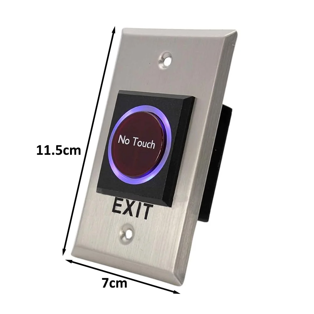 کلید خروجی سنسور مادون قرمز درب بدون لمس روبیک با ورودی LED DC12V خروجی COM/NC/NO برای سیستم های کنترل دسترسی، دروازه ها و بازکننده های گاراژ کلید خروجی سنسور مادون قرمز درب بدون لمس روبیک با ورودی LED DC12V خروجی COM/NC/NO برای سیستم های کنترل دسترسی، دروازه ها و بازکننده های گاراژ