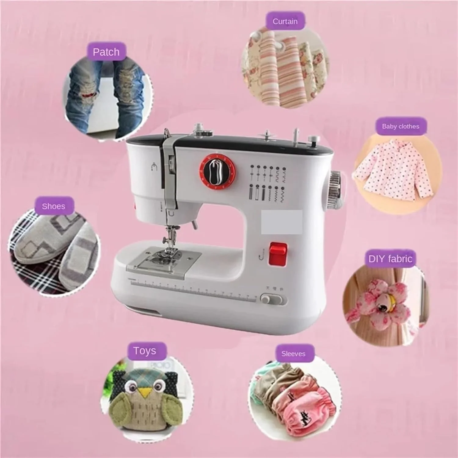 چرخ خیاطی، چرخ خیاطی سردوز اتوماتیک خانگی برقی کوچک رومیزی چند منظوره ضخیم دوز چرخ خیاطی، چرخ خیاطی سردوز اتوماتیک خانگی برقی کوچک رومیزی چند منظوره ضخیم دوز