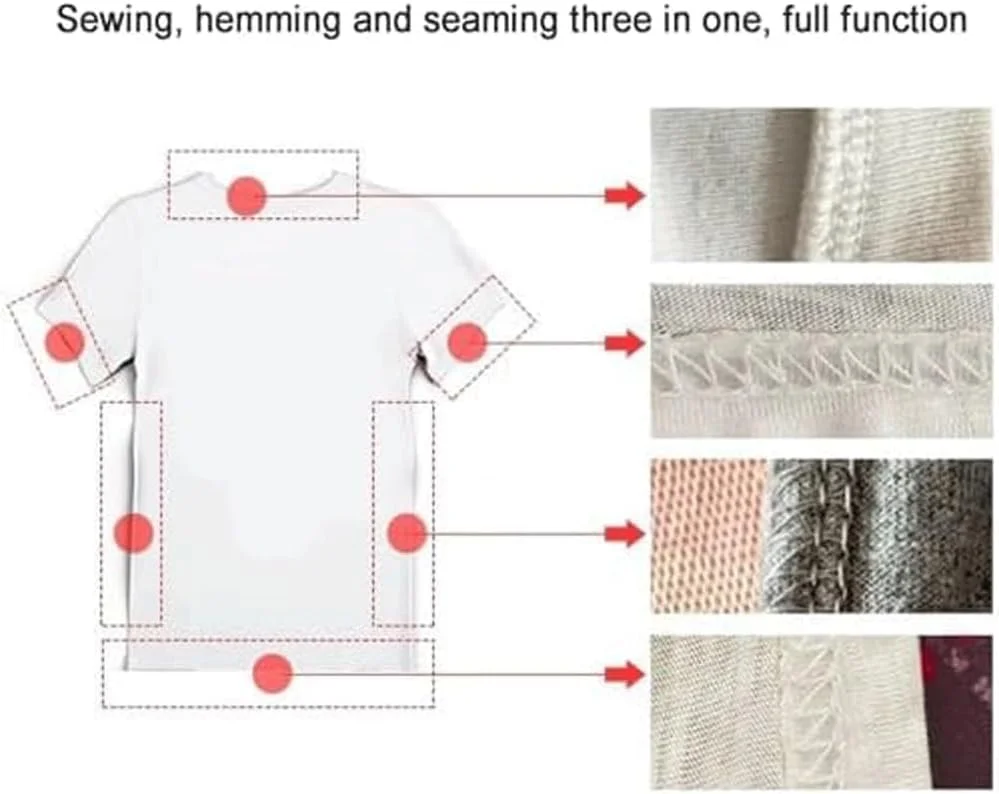 چرخ خیاطی سردوز، سردوز روکش دوزی سنگین با قابلیت دوخت 2-3-4، سینی جمع آوری خرده پارچه و پایه های فشاری فشاری، گیج قابل تنظیم برای مبتدیان و حرفه ای ها (آبی) چرخ خیاطی سردوز، سردوز روکش دوزی سنگین با قابلیت دوخت 2-3-4، سینی جمع آوری خرده پارچه و پایه های فشاری فشاری، گیج قابل تنظیم برای مبتدیان و حرفه ای ها (آبی)
