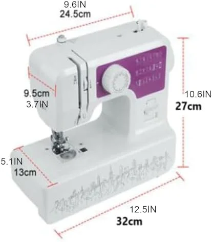 چرخ خیاطی سردوز برقی مینی قابل حمل - دوخت سریع 12 دقیقه ای برای گلدوزی DIY و مصارف خانگی - آسان و بادوام چرخ خیاطی سردوز برقی مینی قابل حمل - دوخت سریع 12 دقیقه ای برای گلدوزی DIY و مصارف خانگی - آسان و بادوام
