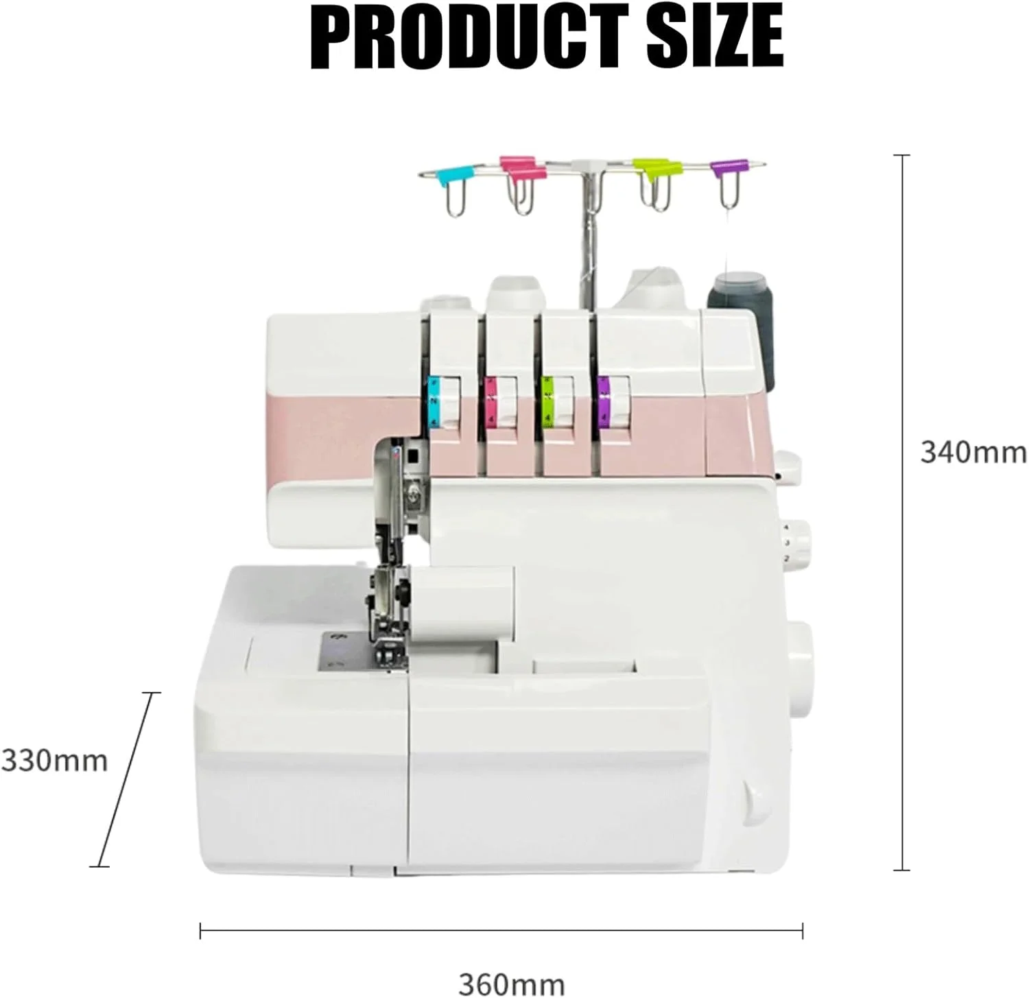 چرخ خیاطی سردوز، سردوز روکش دوزی سنگین با قابلیت دوخت 2-3-4، سینی جمع آوری خرده پارچه و پایه های فشاری فشاری، گیج قابل تنظیم برای مبتدیان و حرفه ای ها (آبی) چرخ خیاطی سردوز، سردوز روکش دوزی سنگین با قابلیت دوخت 2-3-4، سینی جمع آوری خرده پارچه و پایه های فشاری فشاری، گیج قابل تنظیم برای مبتدیان و حرفه ای ها (آبی)