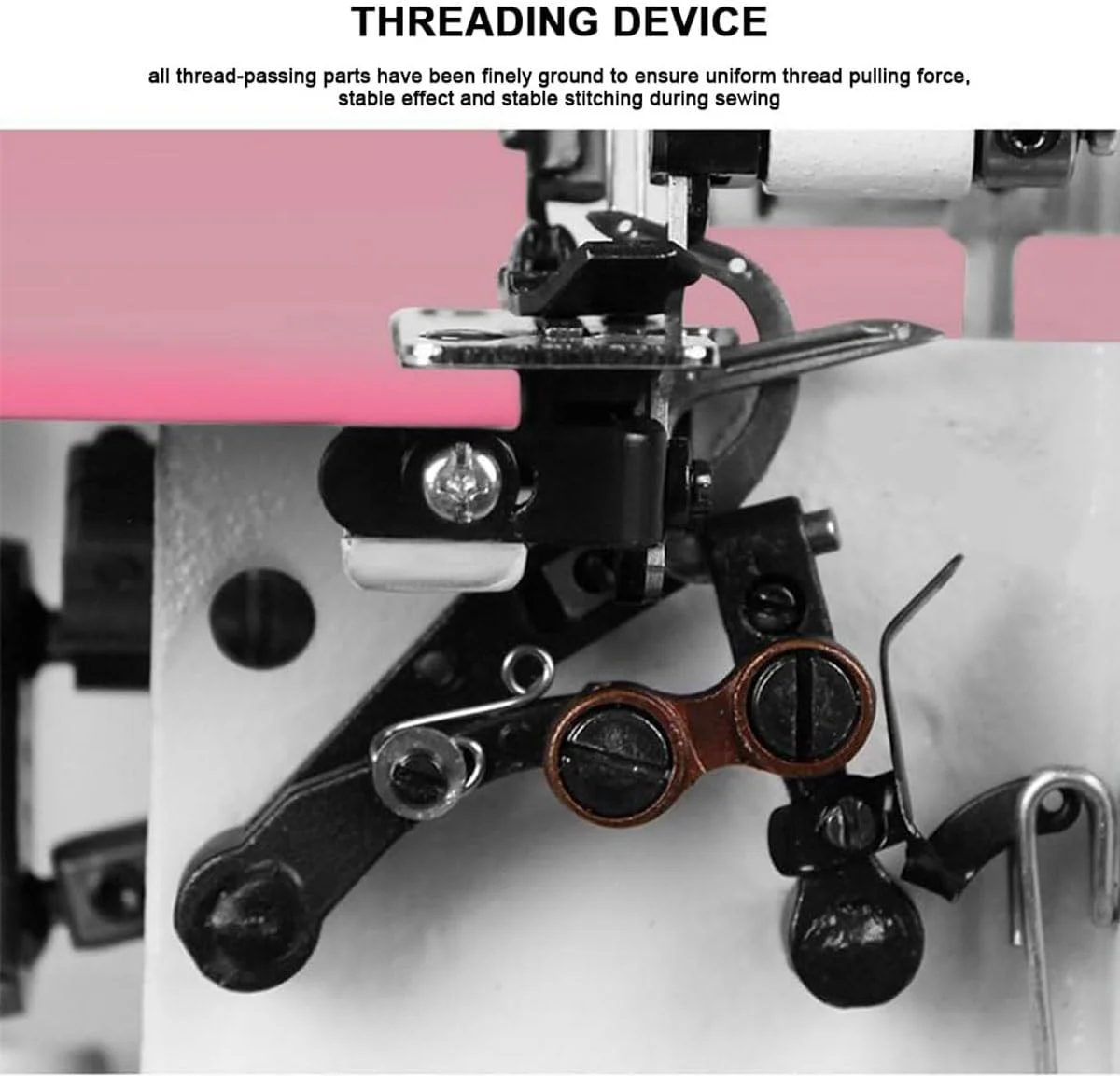 چرخ خیاطی سردوز سنگین، چرخ سردوز برقی چهار نخ با قابلیت دوخت 2-3-4، سینی جمع آوری خرده پارچه، پایه های فشاری Snap-on، برای مبتدیان و حرفه ای ها چرخ خیاطی سردوز سنگین، چرخ سردوز برقی چهار نخ با قابلیت دوخت 2-3-4، سینی جمع آوری خرده پارچه، پایه های فشاری Snap-on، برای مبتدیان و حرفه ای ها