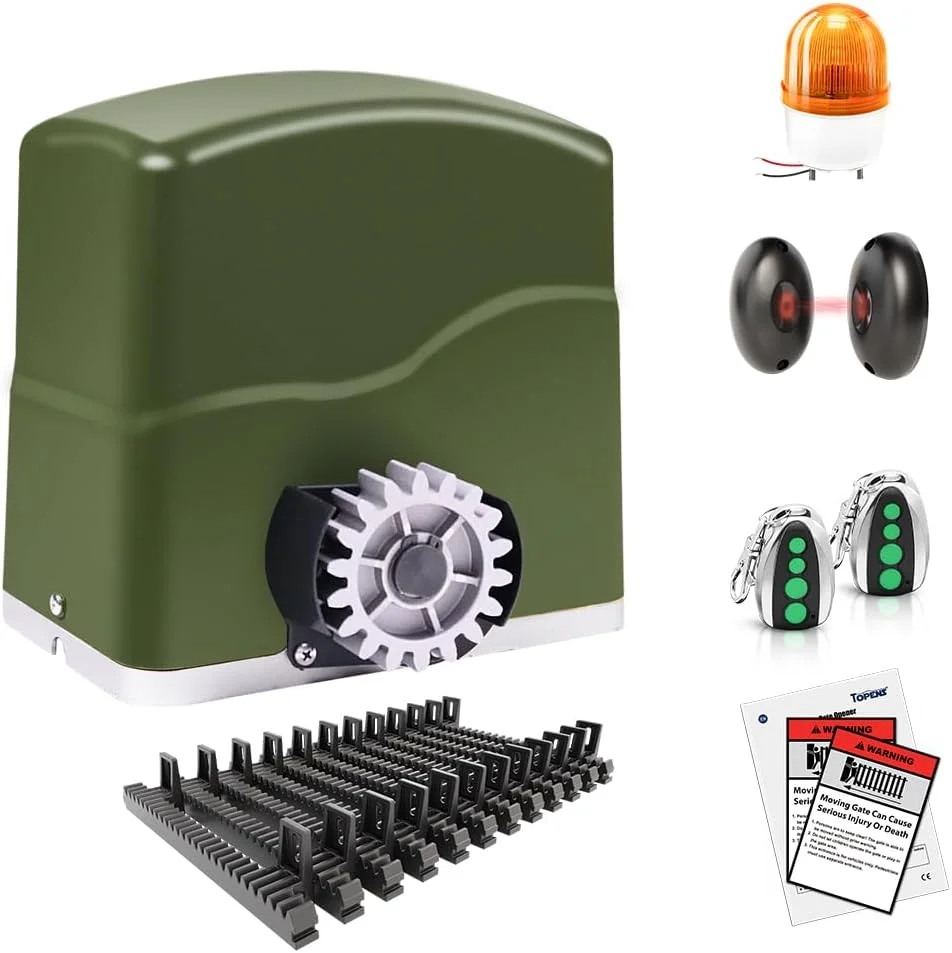 موتور درب ریلی اتوماتیک TOPENS RK700 برای درب های تا 700 کیلوگرم، شامل موتور اپراتور درب، فتوسل و چراغ چشمک زن. موتور درب ریلی اتوماتیک TOPENS RK700 برای درب های تا 700 کیلوگرم، شامل موتور اپراتور درب، فتوسل و چراغ چشمک زن.