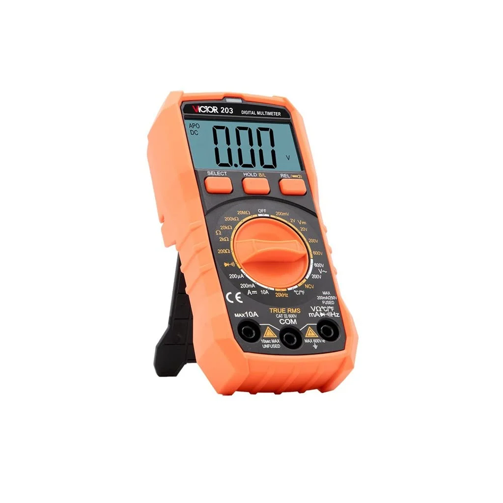 مولتی متر دیجیتال جیبی ضد احتراق هوشمند JJJ VC201 با نمایشگر دیجیتال