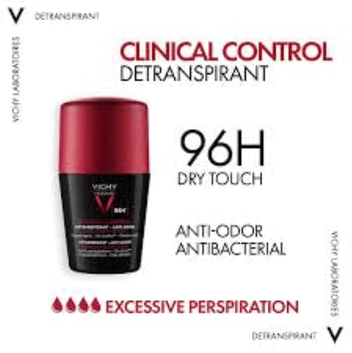 دئودورانت رولی مردانه ویشی مدل Clinical Control با ماندگاری 96 ساعته حجم 50 میلی لیتر دئودورانت رولی مردانه ویشی مدل Clinical Control با ماندگاری 96 ساعته حجم 50 میلی لیتر
