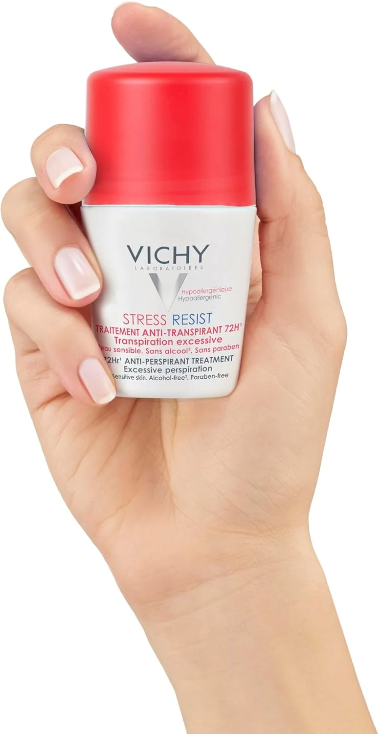دئودورانت ضد تعریق ویشی مدل Stress Resist با ماندگاری 72 ساعته حجم 50 میلی لیتر دئودورانت ضد تعریق ویشی مدل Stress Resist با ماندگاری 72 ساعته حجم 50 میلی لیتر