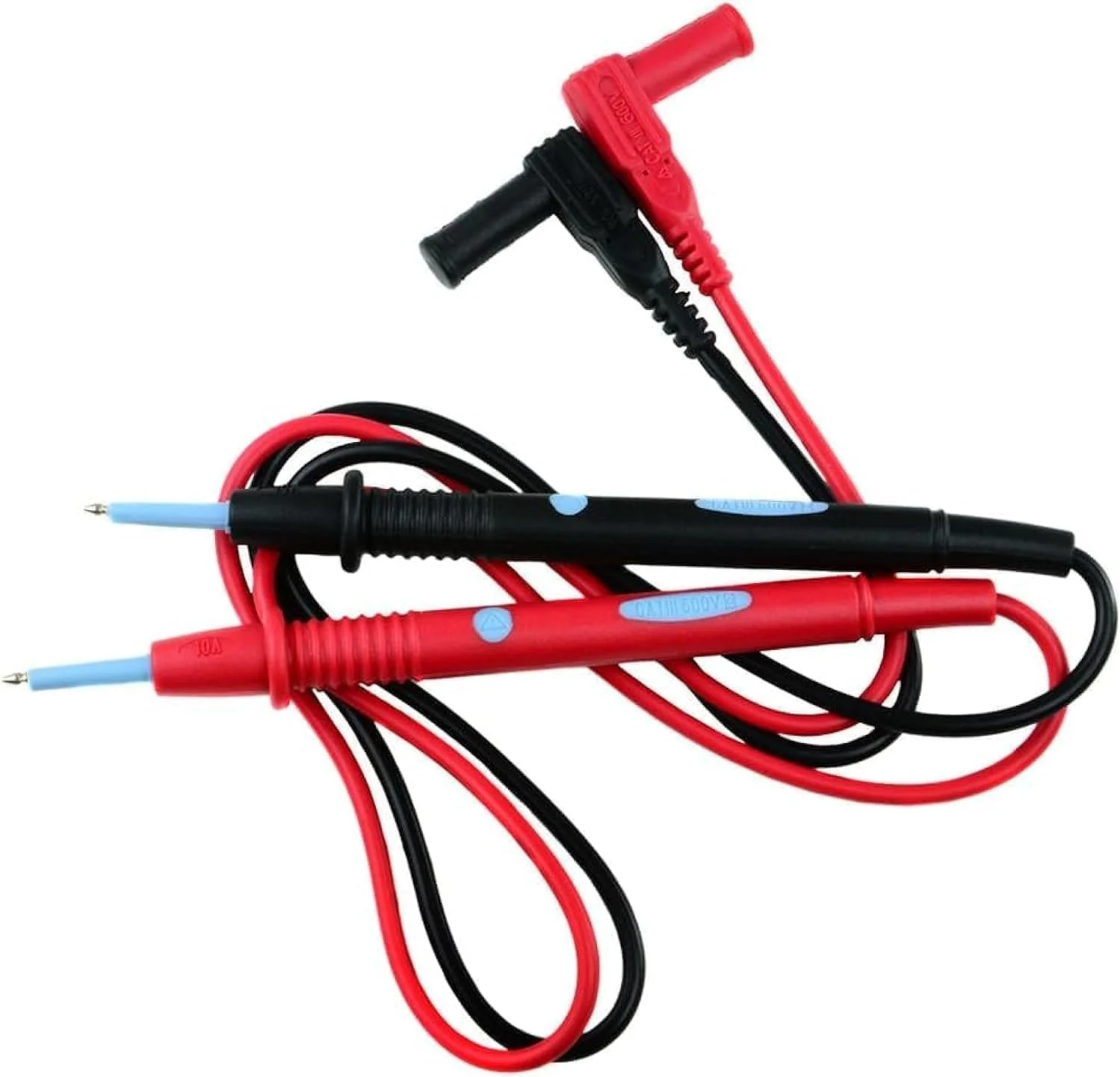 مجموعه پراب تست مولتی متر دیجیتال یونیورسال Melfi™، 10 آمپر CAT.III 600 ولت - سیم سیلیکونی مقاوم در برابر حرارت با نوک سوزنی