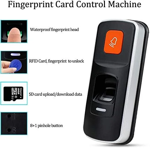 کیت کنترل دسترسی اثر انگشت بیومتریک uoweky، کارتخوان RFID + منبع تغذیه 12 ولت 3 آمپر + دکمه خروج + قفل مغناطیسی برقی 180 کیلوگرمی + 10 عدد جاسوئیچی آبی برای بازکننده درب کیت کنترل دسترسی اثر انگشت بیومتریک uoweky، کارتخوان RFID + منبع تغذیه 12 ولت 3 آمپر + دکمه خروج + قفل مغناطیسی برقی 180 کیلوگرمی + 10 عدد جاسوئیچی آبی برای بازکننده درب
