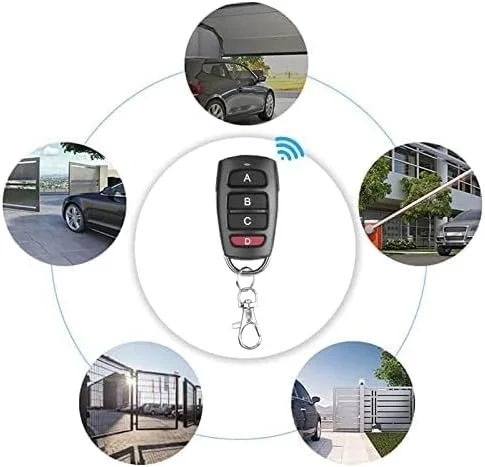 ریموت کنترل درب گاراژ جهانی 3 عددی، جاکلیدی بی سیم 433 مگاهرتز برای درب های گاراژ خودرو، دسترسی از راه دور راحت برای امنیت خانه و خودرو، قابل اعتماد و آسان برای استفاده ریموت کنترل درب گاراژ جهانی 3 عددی، جاکلیدی بی سیم 433 مگاهرتز برای درب های گاراژ خودرو، دسترسی از راه دور راحت برای امنیت خانه و خودرو، قابل اعتماد و آسان برای استفاده
