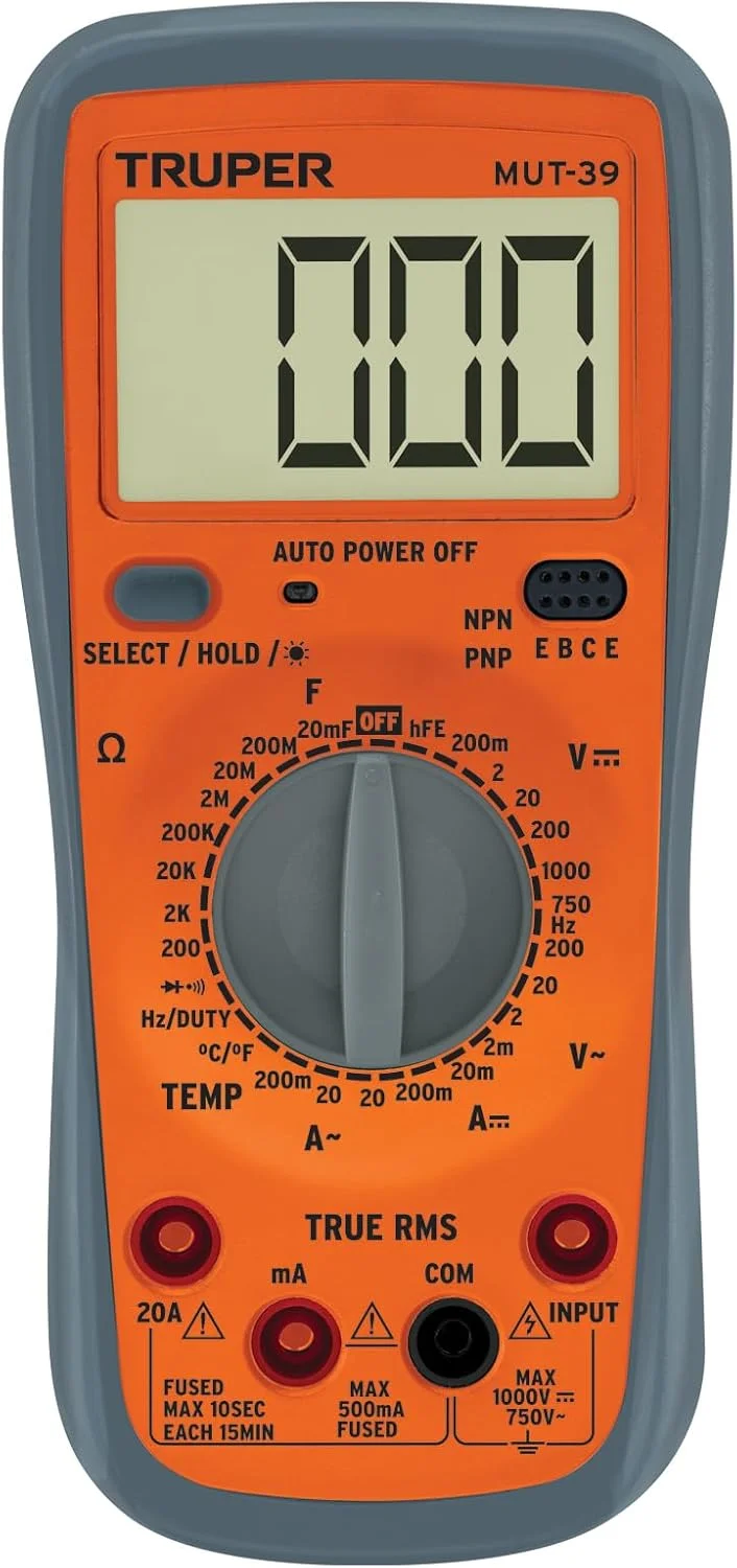 Truper MUT-39 Professional Digital Multimeter
