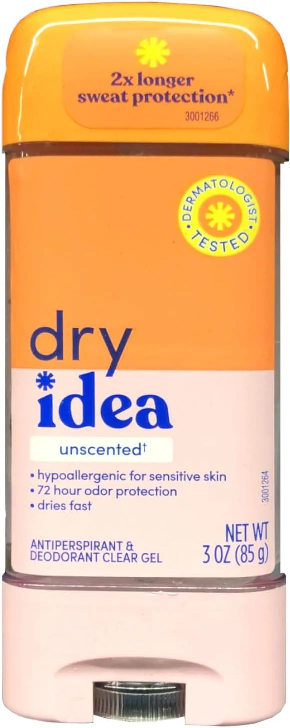 ژل ضد تعریق و دئودورانت بدون رایحه Dry Idea Clr Gel، حجم 3oz، ژل شفاف بدون رایحه Dry Idea، ضد تعریق و دئودورانت 3oz ژل ضد تعریق و دئودورانت بدون رایحه Dry Idea Clr Gel، حجم 3oz، ژل شفاف بدون رایحه Dry Idea، ضد تعریق و دئودورانت 3oz