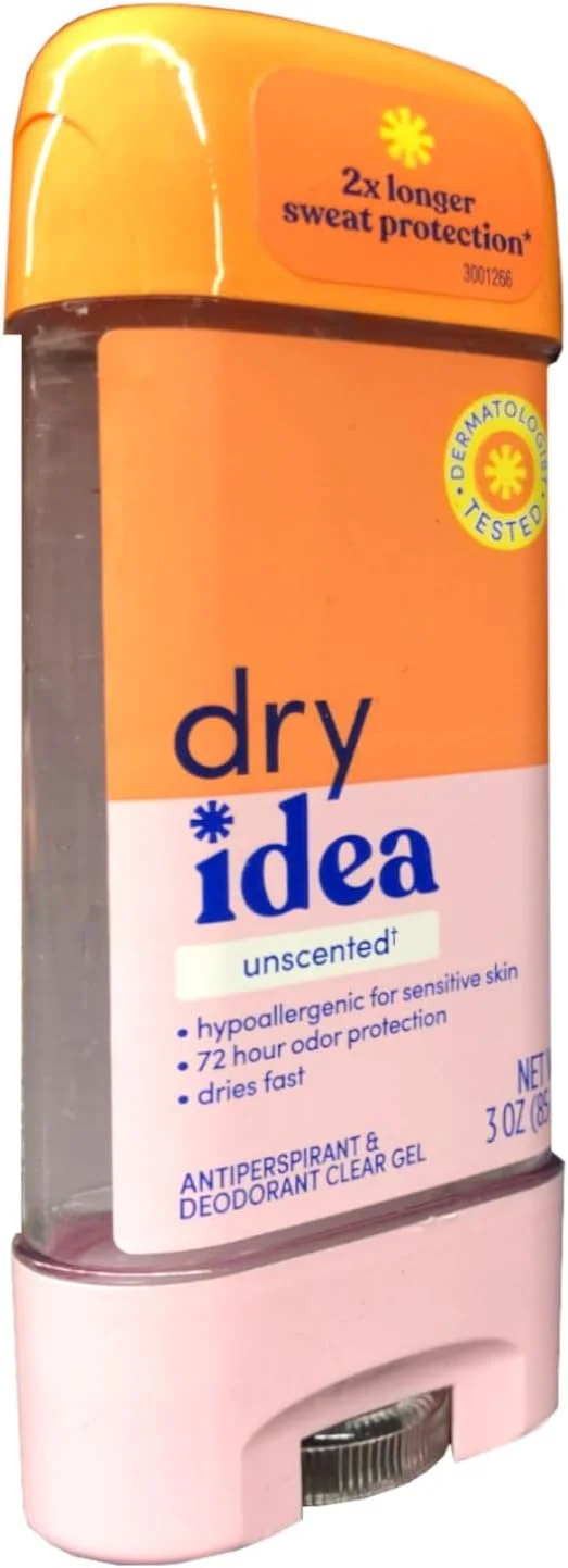 ژل ضد تعریق و دئودورانت بدون رایحه Dry Idea Clr Gel، حجم 3oz، ژل شفاف بدون رایحه Dry Idea، ضد تعریق و دئودورانت 3oz ژل ضد تعریق و دئودورانت بدون رایحه Dry Idea Clr Gel، حجم 3oz، ژل شفاف بدون رایحه Dry Idea، ضد تعریق و دئودورانت 3oz