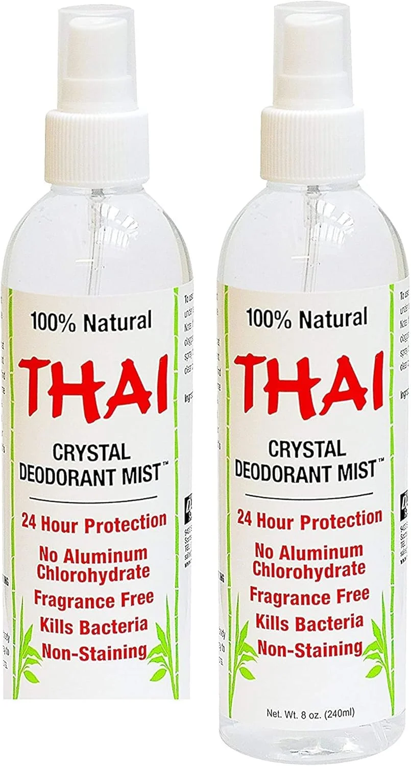 اسپری دئودورانت طبیعی کریستال میست تایلندی 8 اونس، بسته 4 عددی