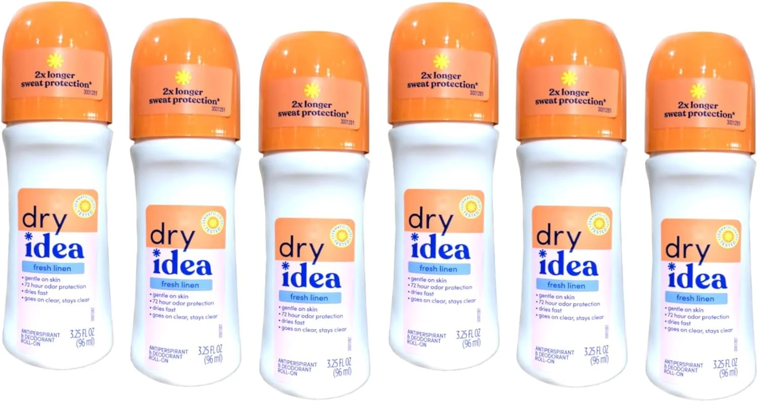 دئودورانت ضد تعریق رولی درای آیدیا، پودر خشک پیشرفته فرش، 96 میلی لیتر (بسته 6 عددی) دئودورانت ضد تعریق رولی درای آیدیا، پودر خشک پیشرفته فرش، 96 میلی لیتر (بسته 6 عددی)