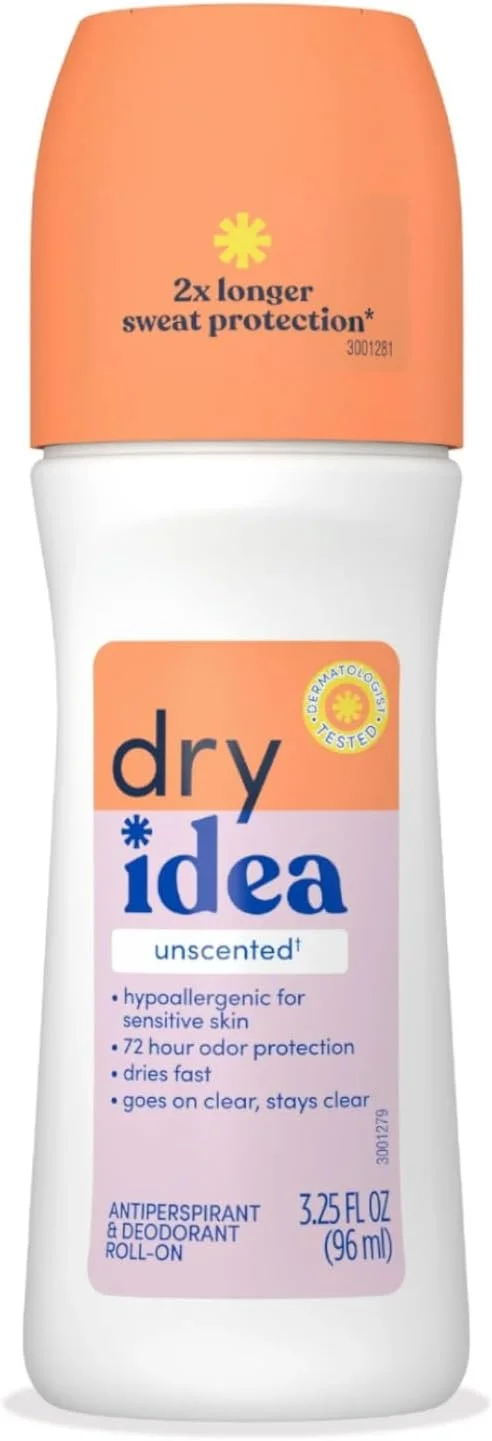 دئودورانت ضد تعریق رولی بدون عطر Dry Idea، 96 میلی لیتر (بسته 3 عددی) دئودورانت ضد تعریق رولی بدون عطر Dry Idea، 96 میلی لیتر (بسته 3 عددی)