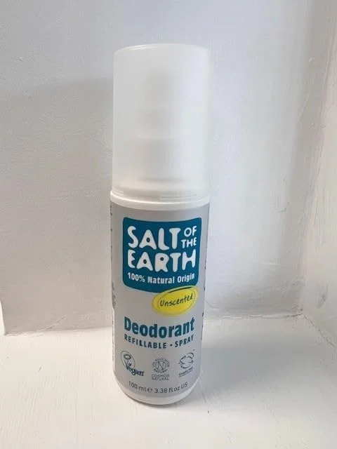 اسپری دئودورانت طبیعی قابل شارژ مجدد Salt of the Earth - مواد تشکیل دهنده 100% طبیعی - وگان، محافظت طولانی مدت - مناسب برای زنان، مردان و کودکان - 100 میلی لیتر (بدون عطر) اسپری دئودورانت طبیعی قابل شارژ مجدد Salt of the Earth - مواد تشکیل دهنده 100% طبیعی - وگان، محافظت طولانی مدت - مناسب برای زنان، مردان و کودکان - 100 میلی لیتر (بدون عطر)
