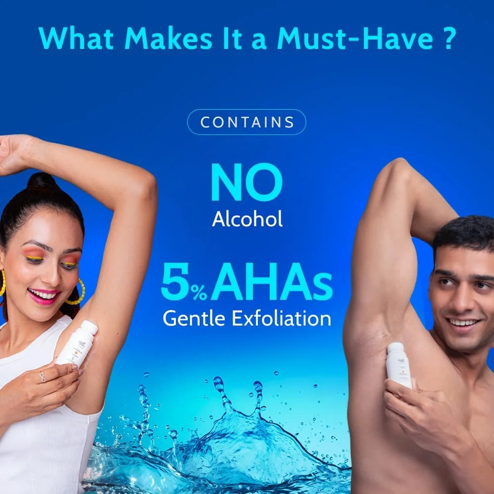 رول ضد تعریق زیر بغل Chemist at Play حاوی 5% AHA | لاکتیک و ماندلیک اسید | جلوگیری از بو، روشن کننده پوست و لایه بردار زیر بغل | مناسب پوست حساس | رایحه آکوا | فاقد الکل و آلومینیوم | 40 میلی لیتر رول ضد تعریق زیر بغل Chemist at Play حاوی 5% AHA | لاکتیک و ماندلیک اسید | جلوگیری از بو، روشن کننده پوست و لایه بردار زیر بغل | مناسب پوست حساس | رایحه آکوا | فاقد الکل و آلومینیوم | 40 میلی لیتر