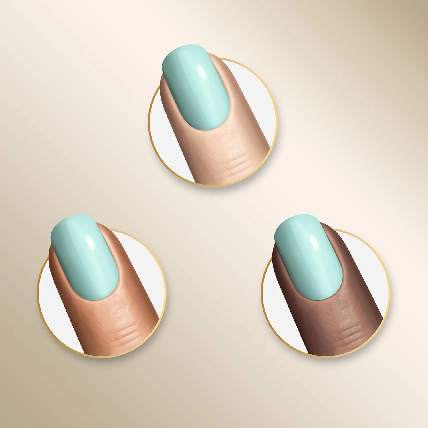 لاک ناخن میراکل پیور مکس فاکتور، رنگ آبی مون استون 840، 12 میلی لیتر