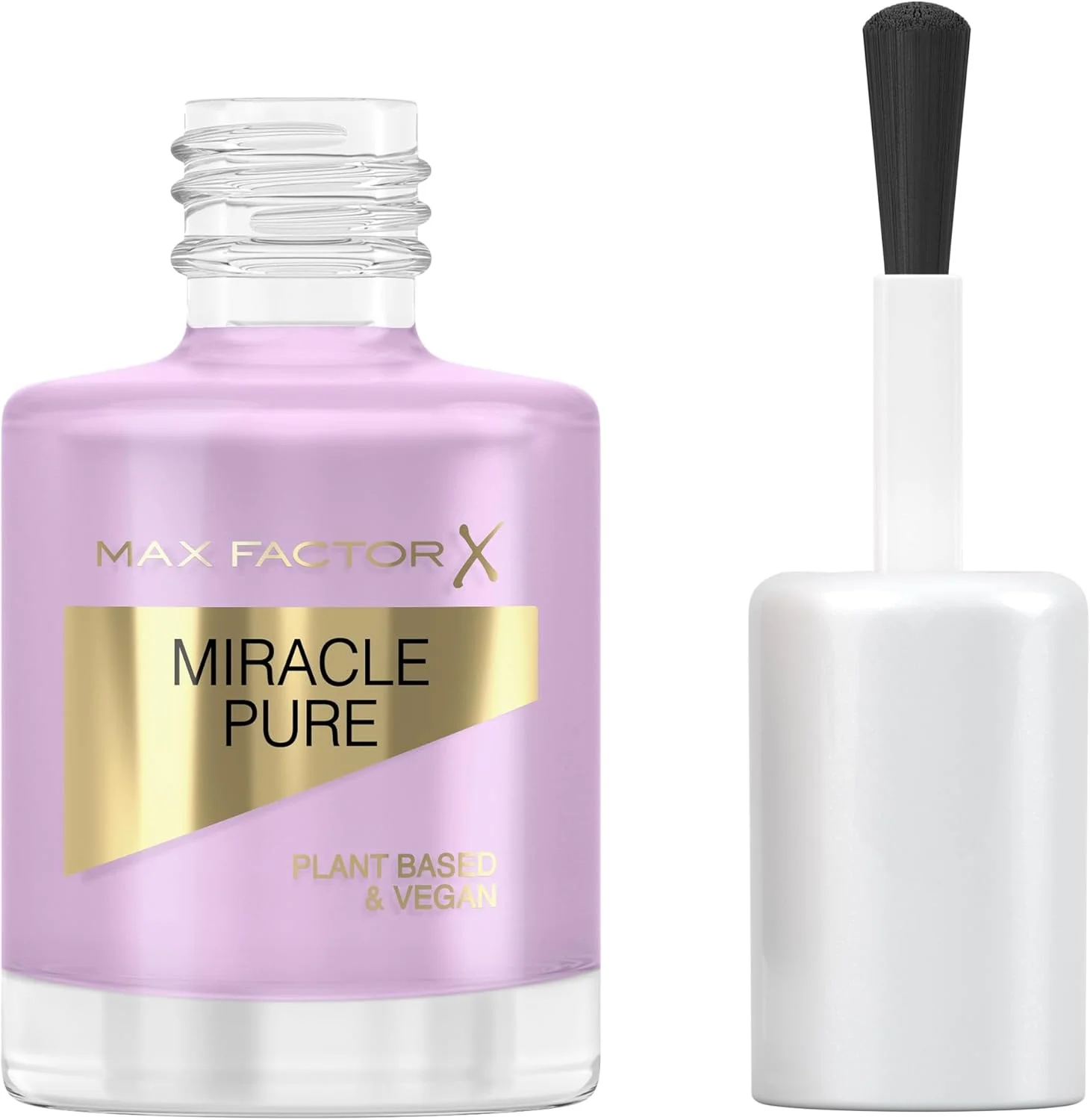 لاک ناخن میراکل پیور مکس فاکتور، آمتیست آرام، مجموعه کریستال شفابخش، فرمول گیاهی، وگان، درخشش بالا، خشک شدن بسیار سریع، ناخن های سالم به نظر رسیده، 12 میلی لیتر