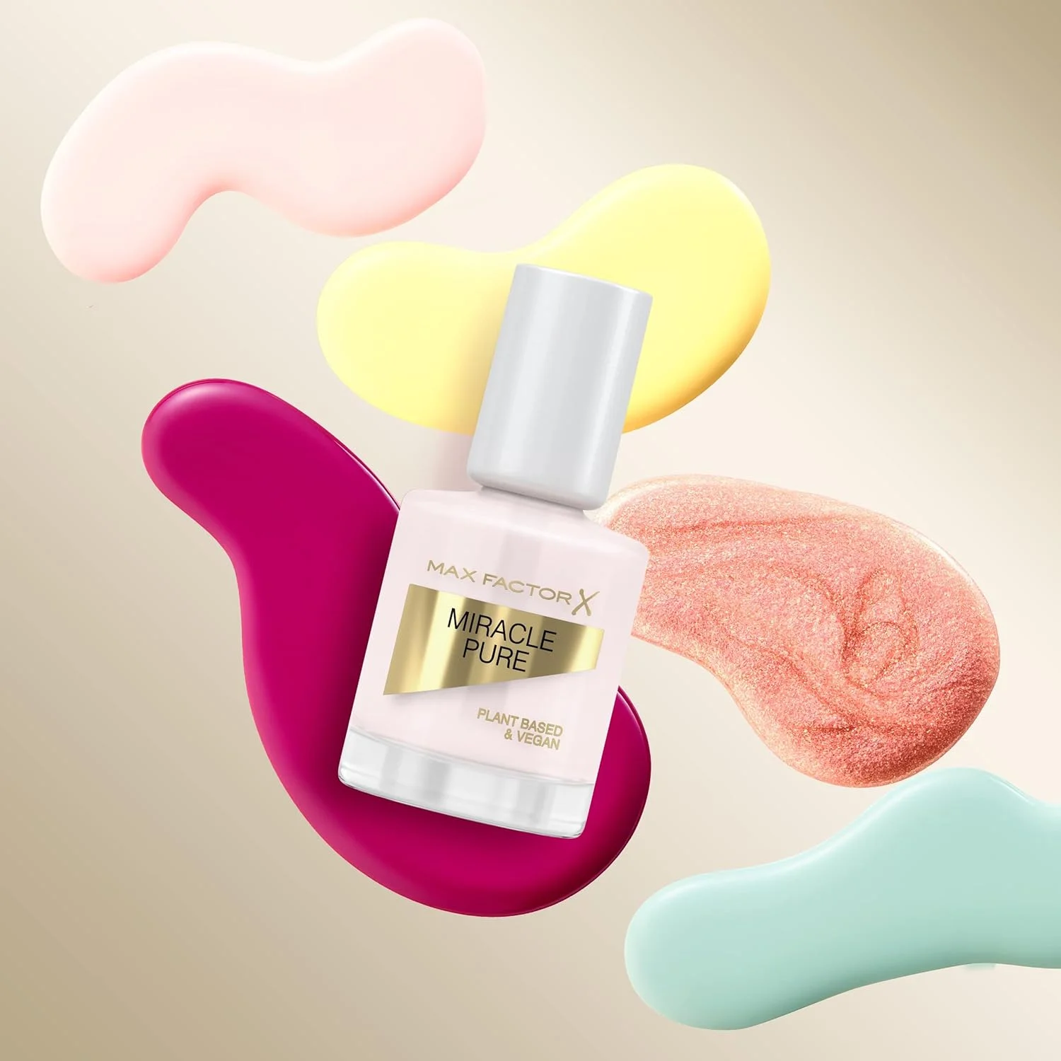 لاک ناخن میراکل پیور مکس فکتور، Nude Rose 205، 12 میلی لیتر