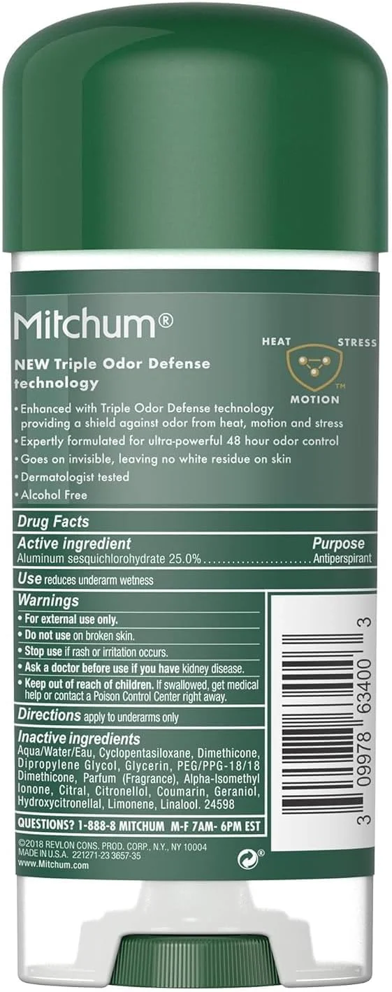 ژل ضد تعریق و دئودورانت Mitchum Advanced، رایحه هوای کوهستان 100 میلی لیتر (بسته 3 عددی) ژل ضد تعریق و دئودورانت Mitchum Advanced، رایحه هوای کوهستان 100 میلی لیتر (بسته 3 عددی)