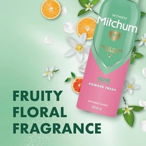 اسپری ضد تعریق زنانه میچام پودری فرش 200 میلی لیتر اسپری ضد تعریق زنانه میچام پودری فرش 200 میلی لیتر