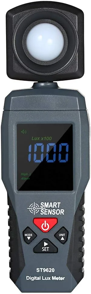 نور سنج دیجیتال UNI-T مدل ST9620 با صفحه نمایش LCD و قابلیت اندازه گیری 1 تا 200000 لوکس