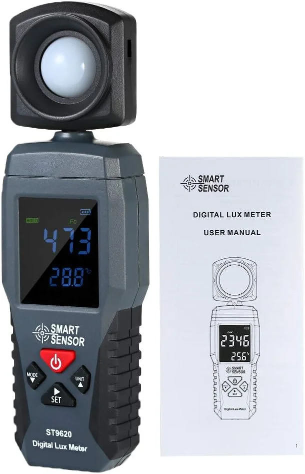 نور سنج دیجیتال UNI-T مدل ST9620 با صفحه نمایش LCD و قابلیت اندازه گیری 1 تا 200000 لوکس نور سنج دیجیتال UNI-T مدل ST9620 با صفحه نمایش LCD و قابلیت اندازه گیری 1 تا 200000 لوکس