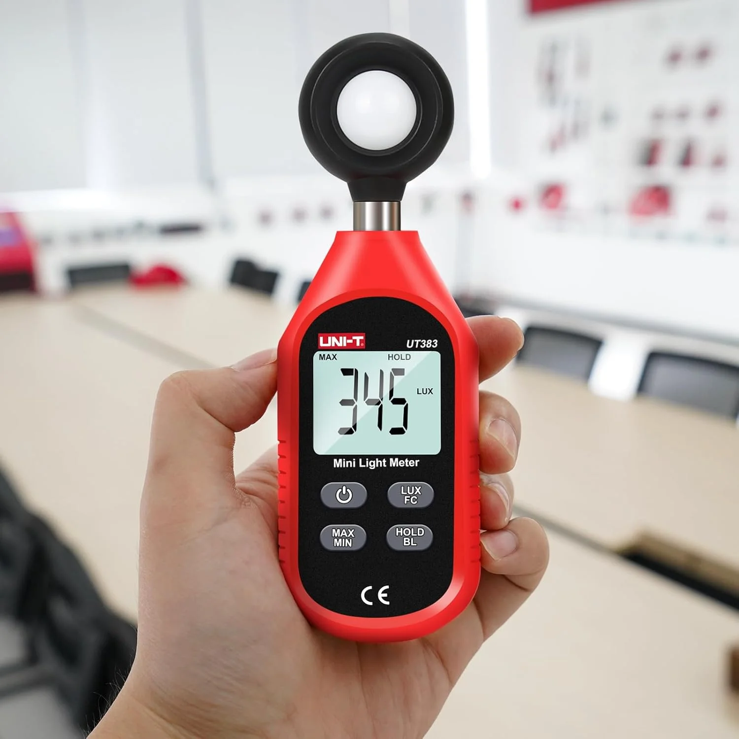 نورسنج دیجیتال UNI-T UT383، لوکس متر، لومن، محدوده 0 تا 199,900 لوکس (0 تا 18,500 FC)، فوت کندل، مناسب برای فیلم برداری، گیاهان، نورسنجی، اندازه گیری شدت روشنایی نورسنج دیجیتال UNI-T UT383، لوکس متر، لومن، محدوده 0 تا 199,900 لوکس (0 تا 18,500 FC)، فوت کندل، مناسب برای فیلم برداری، گیاهان، نورسنجی، اندازه گیری شدت روشنایی