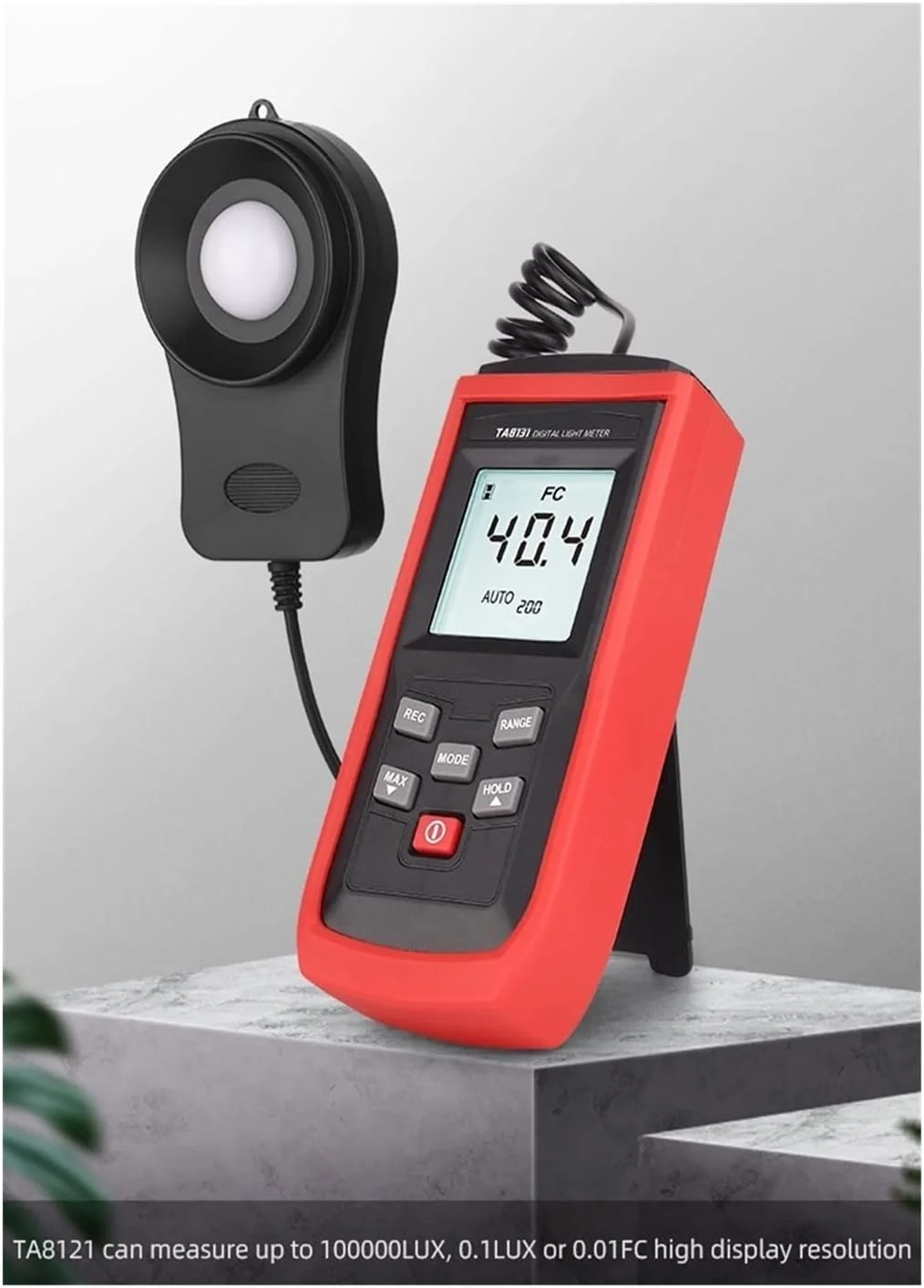 نورسنج دستی دیجیتال، نورسنج دستی عکاسی، نورسنج اسپلیت، نورسنج لوکس/Fc، ابزار تست محیطی مناسب برای مزرعه و سوپرمارکت برای تست فتومتریک، ابزار UV