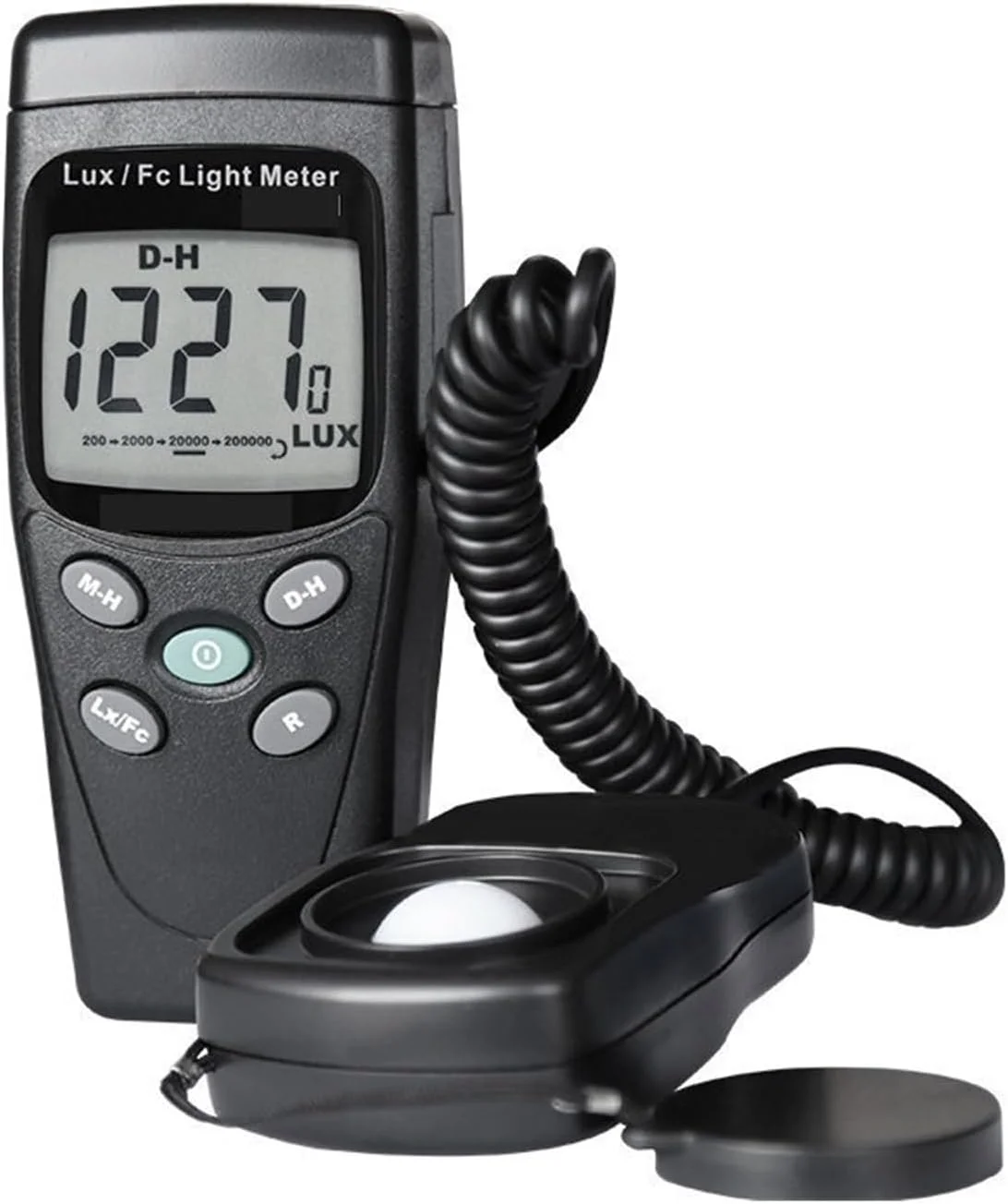 نورسنج دیجیتال با صفحه نمایش ال سی دی 1/2، لوکس متر دیجیتال نور، لوکس/FC، نورسنج 200000 لوکس، فوتومتر LED، شدت روشنایی نورسنج دیجیتال با صفحه نمایش ال سی دی 1/2، لوکس متر دیجیتال نور، لوکس/FC، نورسنج 200000 لوکس، فوتومتر LED، شدت روشنایی