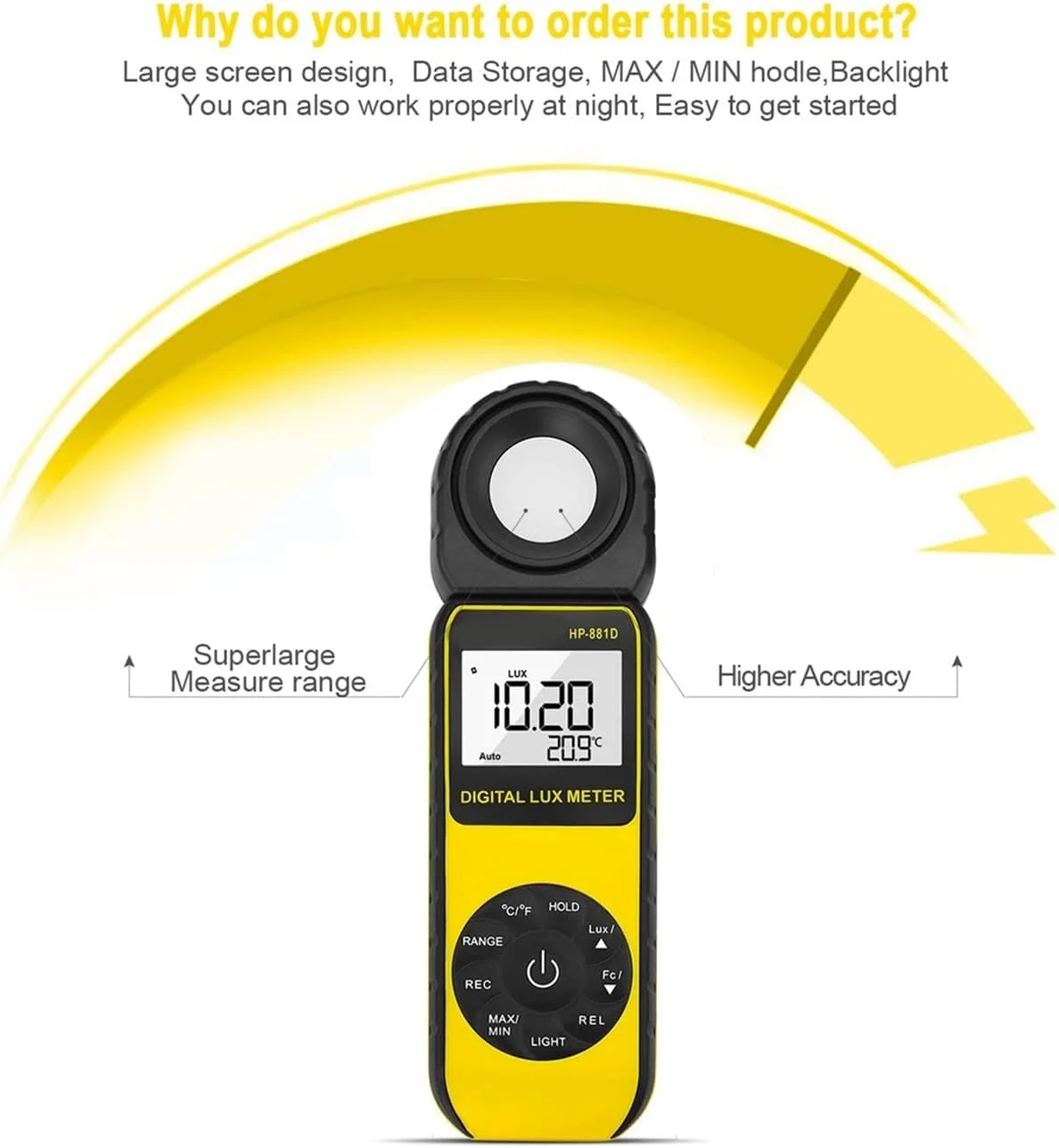 نورسنج، نورسنج عکاسی دیجیتال، نورسنج یکپارچه، نورسنج لوکس/Fc، تستر محیطی