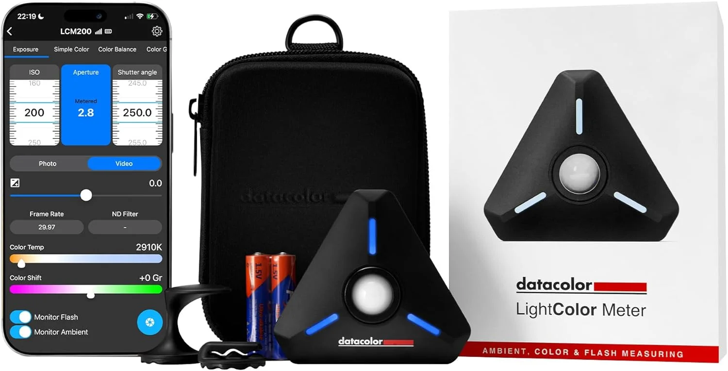 نورسنج و رنگسنج بلوتوثی Datacolor LightColor Meter برای عکس، ویدیو و سینما - دادههای بیدرنگ - جمع و جور و بادوام نورسنج و رنگسنج بلوتوثی Datacolor LightColor Meter برای عکس، ویدیو و سینما - دادههای بیدرنگ - جمع و جور و بادوام