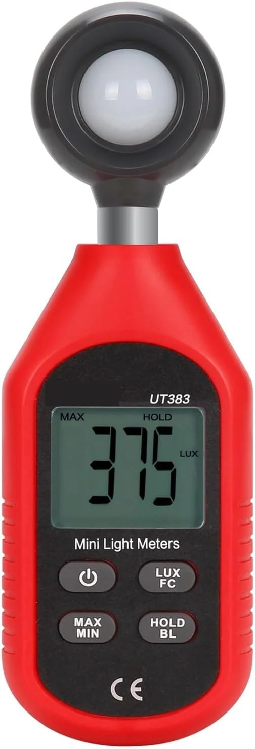 نورسنج، لوکس متر دیجیتال 383BT مینی نورسنج تجهیزات تست محیطی روشنایی سنج دستی نورسنج، لوکس متر دیجیتال 383BT مینی نورسنج تجهیزات تست محیطی روشنایی سنج دستی