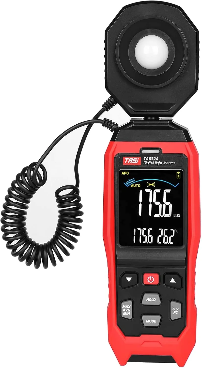 نورسنج GZDZHP، نورسنج دیجیتال، فوتومتر، محدوده 0-200000 لوکس، نورسنج دیجیتال دستی، ابزار اندازه گیری دمای محیط نورسنج GZDZHP، نورسنج دیجیتال، فوتومتر، محدوده 0-200000 لوکس، نورسنج دیجیتال دستی، ابزار اندازه گیری دمای محیط