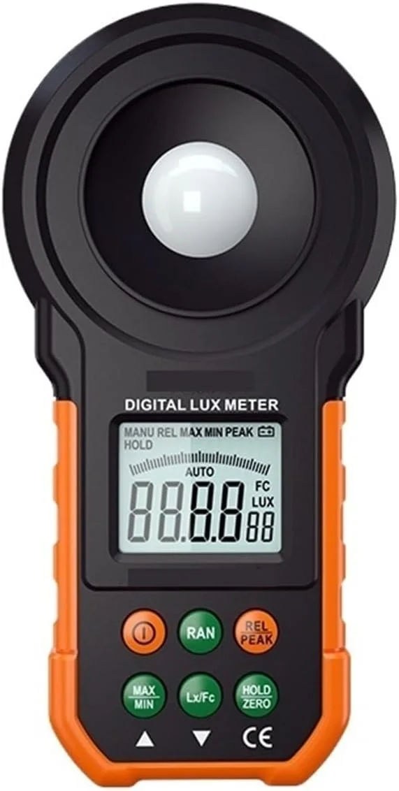 نورسنج، نورسنج LED رنگی برای تست روشنایی، 200000 LUX، لوکس متر دیجیتال دستی، تستر محیطی لوکسومتر نورسنج، نورسنج LED رنگی برای تست روشنایی، 200000 LUX، لوکس متر دیجیتال دستی، تستر محیطی لوکسومتر