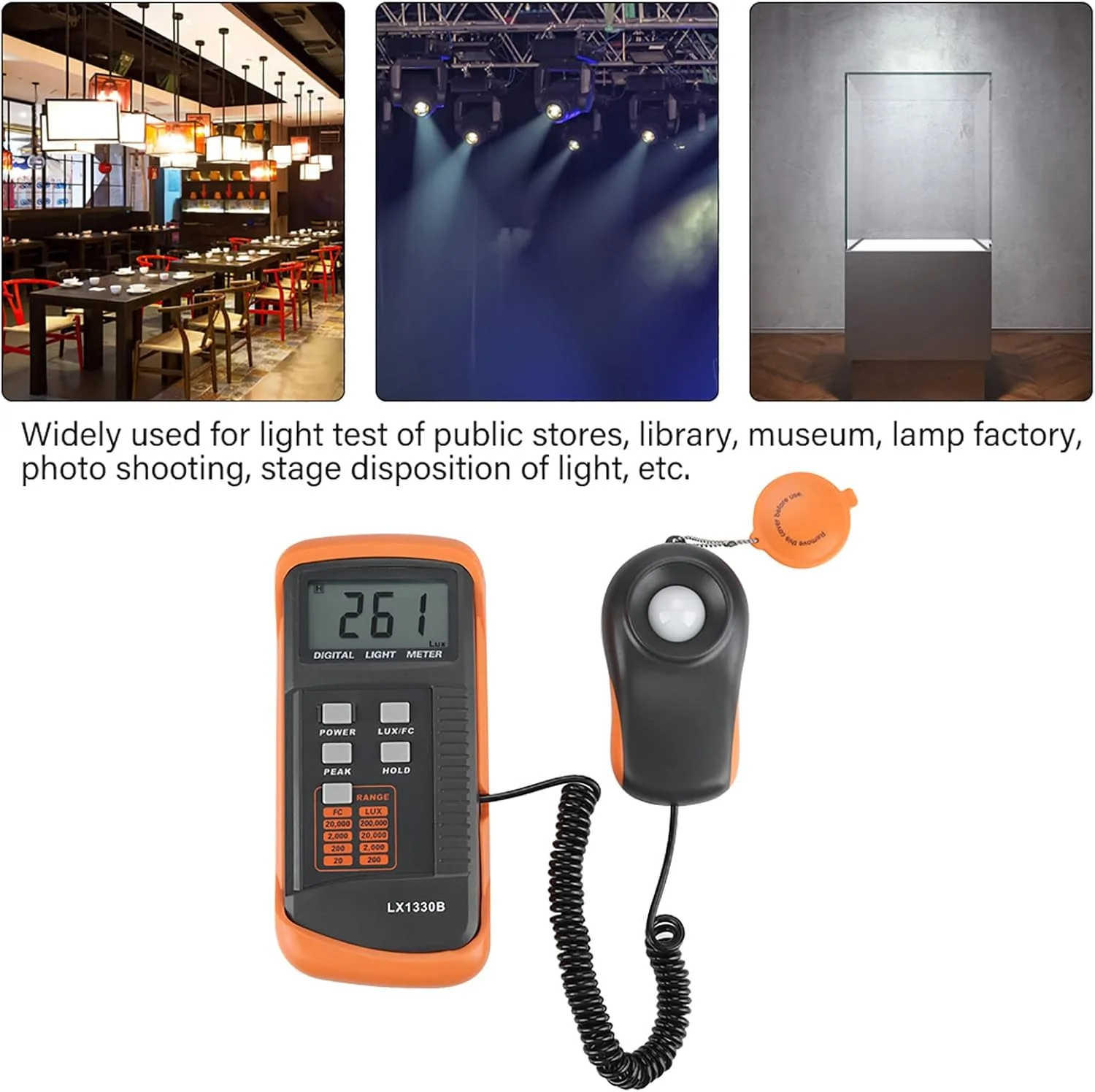 نورسنج دیجیتال ال سی دی 0 روشنایی سنج Lx1330B برای لامپ 200000 برای اندازه گیری روشنایی نورسنج Lx1330B نورسنج ها نورسنج دیجیتال ال سی دی 0 روشنایی سنج Lx1330B برای لامپ 200000 برای اندازه گیری روشنایی نورسنج Lx1330B نورسنج ها