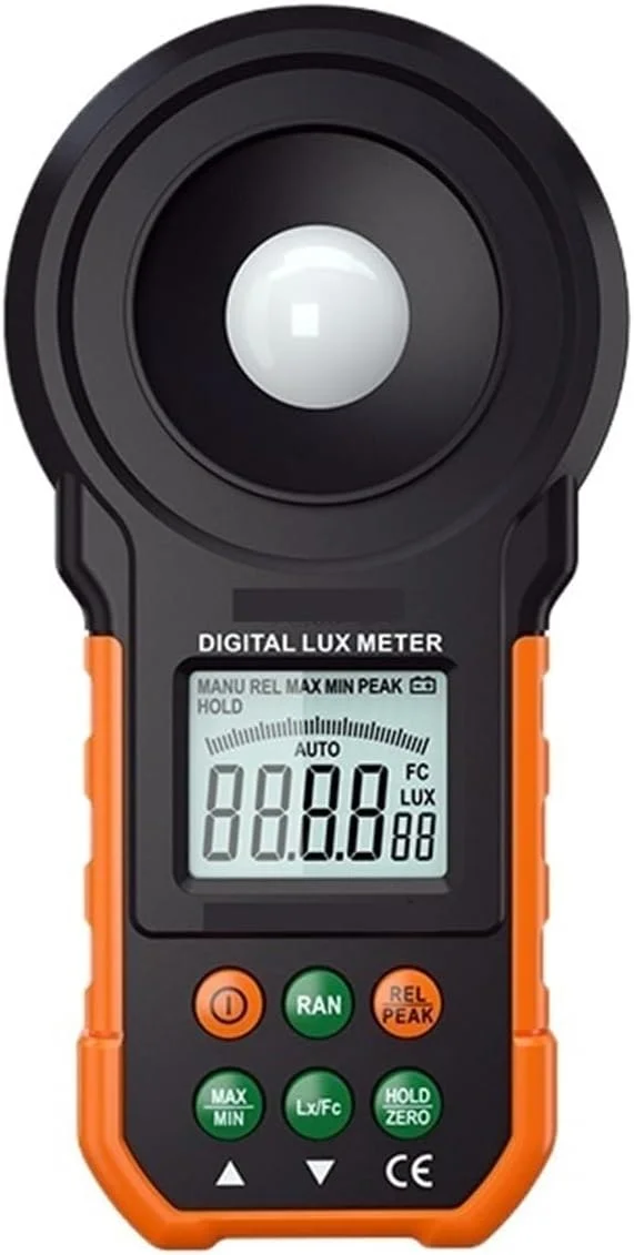 نورسنج، نورسنج LED رنگی برای تست روشنایی، 200000 LUX، لوکس متر دیجیتال دستی، تستر محیطی لوکسومتر نورسنج، نورسنج LED رنگی برای تست روشنایی، 200000 LUX، لوکس متر دیجیتال دستی، تستر محیطی لوکسومتر