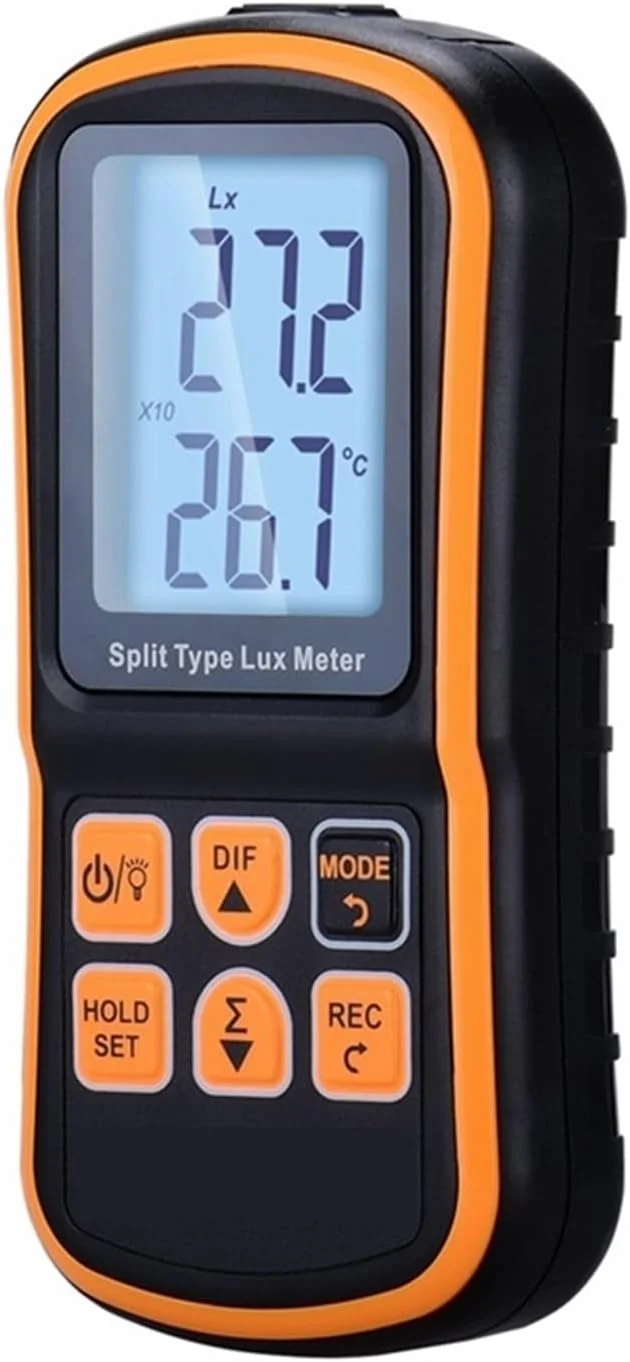 نورسنج، نورسنج دیجیتال قابل حمل مدل 5X Mini Split با نور پس زمینه صفحه نمایش برای کار در اتاق تاریک نورسنج، نورسنج دیجیتال قابل حمل مدل 5X Mini Split با نور پس زمینه صفحه نمایش برای کار در اتاق تاریک