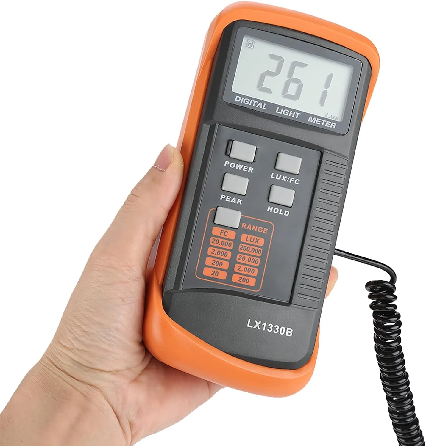 نورسنج دیجیتال ال سی دی 0 Illuminometer Lx1330B برای لامپ 200 000 برای اندازه گیری نورسنج نورسنج Lx1330B نورسنج فوتومتر نورسنج دیجیتال ال سی دی 0 Illuminometer Lx1330B برای لامپ 200 000 برای اندازه گیری نورسنج نورسنج Lx1330B نورسنج فوتومتر