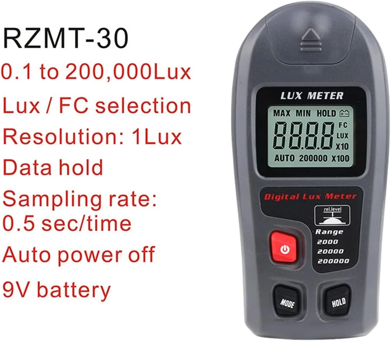 نور سنج دستی HOKVJ، تستر نور، نور سنج تست محیطی با محدوده 0 تا 200,000 لوکس، طراحی جیبی، روشنایی سنج دیجیتال، دماسنج محیطی دستی برای تست فوتومتریک، UV نور سنج دستی HOKVJ، تستر نور، نور سنج تست محیطی با محدوده 0 تا 200,000 لوکس، طراحی جیبی، روشنایی سنج دیجیتال، دماسنج محیطی دستی برای تست فوتومتریک، UV