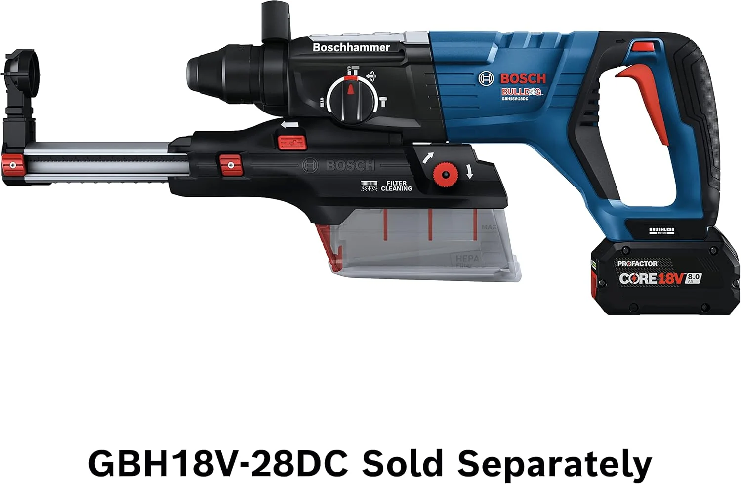 مجموعه جمع آوری گرد و غبار بوش مدل GDE28D SDS-Plus®‎