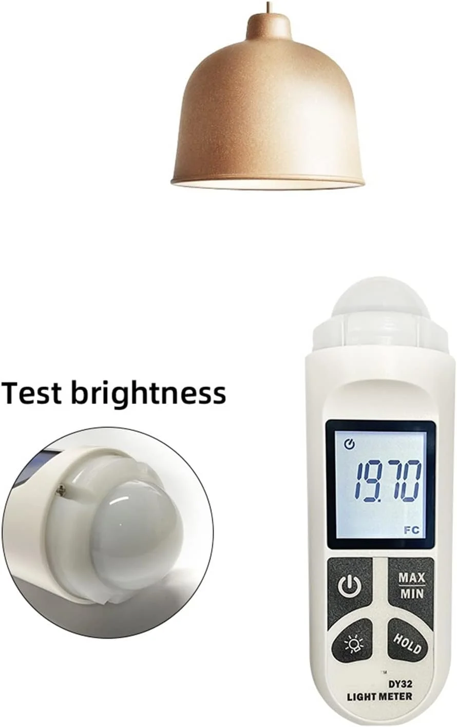 نورسنج LZFuiop، نورسنج دیجیتال عکاسی، نورسنج لوکس/Fc، نورسنج دیجیتال دستی اندازه گیری دمای محیط برای خانه ها و کشاورزی نورسنج LZFuiop، نورسنج دیجیتال عکاسی، نورسنج لوکس/Fc، نورسنج دیجیتال دستی اندازه گیری دمای محیط برای خانه ها و کشاورزی