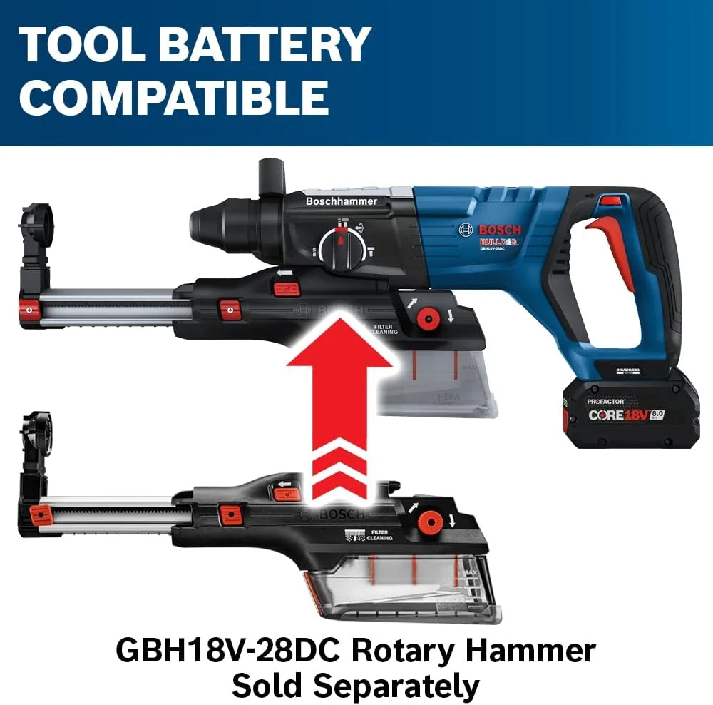 مجموعه جمع آوری گرد و غبار بوش مدل GDE28D SDS-Plus®‎