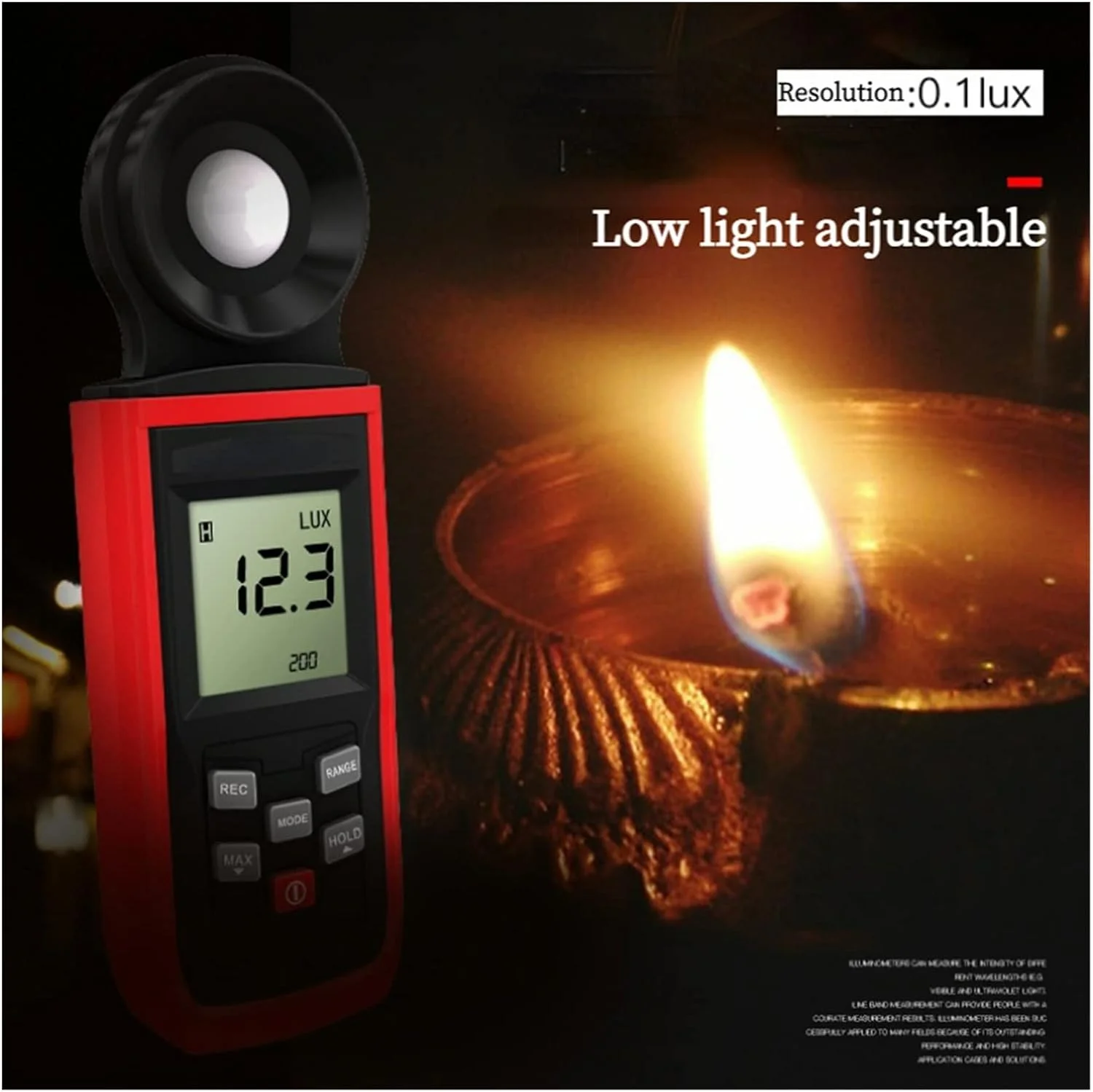 نورسنج دیجیتال GHQERTY مدل TA8131، نورسنج دستی دیجیتال برای عکاسی، نورسنج جدا شونده لوکس/Fc، ابزار تست محیطی مناسب برای خانه، مزرعه، استیج نورسنج دیجیتال GHQERTY مدل TA8131، نورسنج دستی دیجیتال برای عکاسی، نورسنج جدا شونده لوکس/Fc، ابزار تست محیطی مناسب برای خانه، مزرعه، استیج